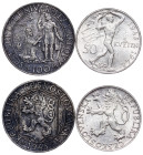 Czechoslovakia – 50, 100 Korun – 2 pcs