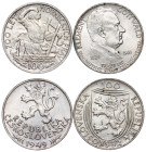 Czechoslovakia – 100 Korun – 2 pcs