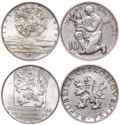 Czechoslovakia – 10, 25 Korun – 2 pcs