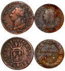 France – Copper LOT – 2pcs