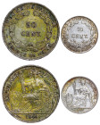 France – Indo Chine Silver LOT – 2pcs