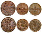 German States – LOT – 3 pcs