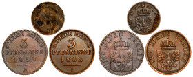 German States – LOT – 3 pcs