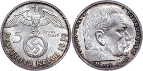 Germany - Third Reich 5 Reichsmark 1939 B