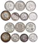 Great Brittain – Georg V. Silver 3-6 Pence LOT – 7 pcs