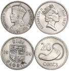 Great Brittain – FIJI LOT – 2 pcs