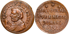 Papal state -  Pius VI. (1775-1799) 2.5 Baiocchi 1797