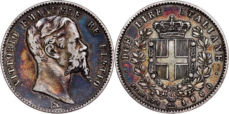 Italian States - Cisalpine Republic 2 Lire 1860 F

Pag. 436; Mont. 112 R

Go...