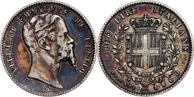 Italian States - Cisalpine Republic 2 Lire 1860 F