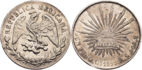 Mexico – Republic - 1 Peso 1898 Guanajuato