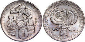 Poland – 10 Zlotych 1965 MW Pattern