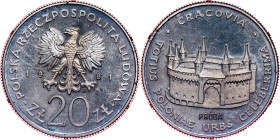 Poland – 20 Zlotych 1981 Cracovia Pattern