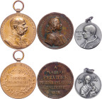 Austria-Hungary, Vatikan Medal LOT – 3 pcs