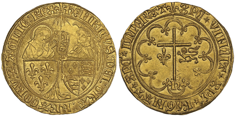 Henri VI de Lancastre 1422-1471 Roi de France et d'Angleterre
Salut d'or, Saint...