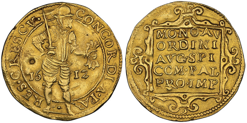 TASSAROLO
Agostino Spinola 1604-1616 
Ongaro, 1612, AU
Ref : MIR 958/3 (R3), CNI...