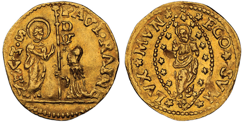 Venezia
Paolo Renier 1779-1789
1/4 Zecchino, AU 0.86 g.
Ref : Fr. 1436, Mont. 30...