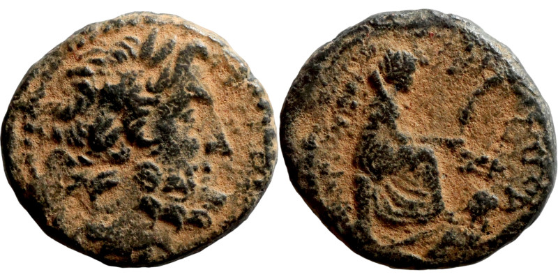 Seleucis and Pieria, Antioch. Pseudo-autonomous issue, 27 BC-AD 14. Trichalkon ....