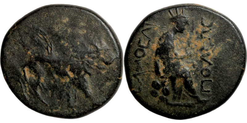 Greek. 3nd-1st century BC. AE bronze

19mm 7,09g