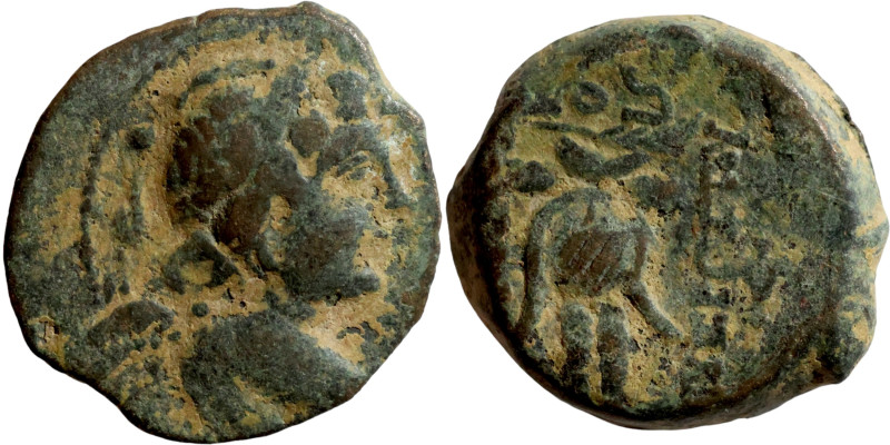 Greek. 3nd-1st century BC. AE bronze

18mm 6,04g