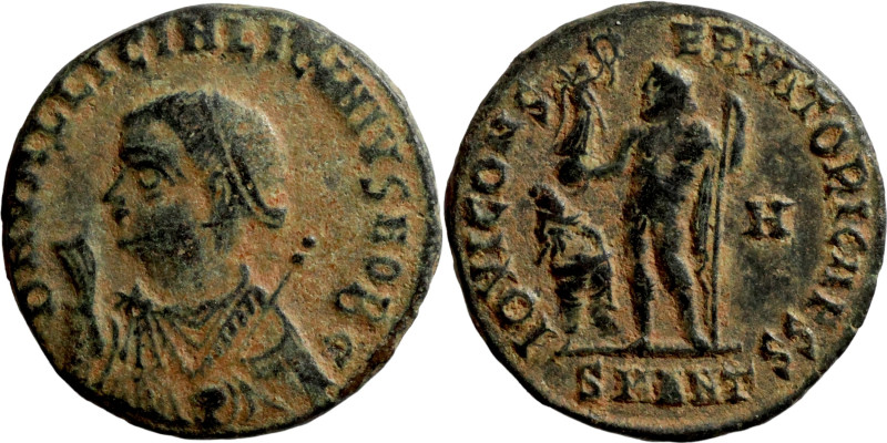 Licinius II (Caesar). Billon Nummus, AD 317-320. Antioch. Obv: D N VAL LICIN LIC...