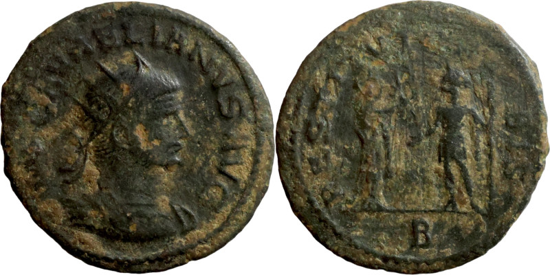 Aurelian. (274-275 AD). Æ Antoninian.

21mm 3,18g