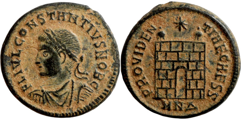 Constantinus I. (307-337 AD). Follis. Obv:CONSTANTINVS AVG. laureate bust of Con...