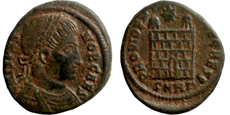 Constantinus I. (307-337 AD). Follis. Obv:CONSTANTINVS AVG. laureate bust of Con...