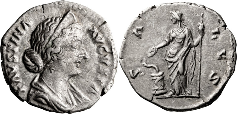 Marcus Aurelius. Denarius; Marcus Aurelius; 161-180 AD, Rome, Denarius, 2.94g. C...