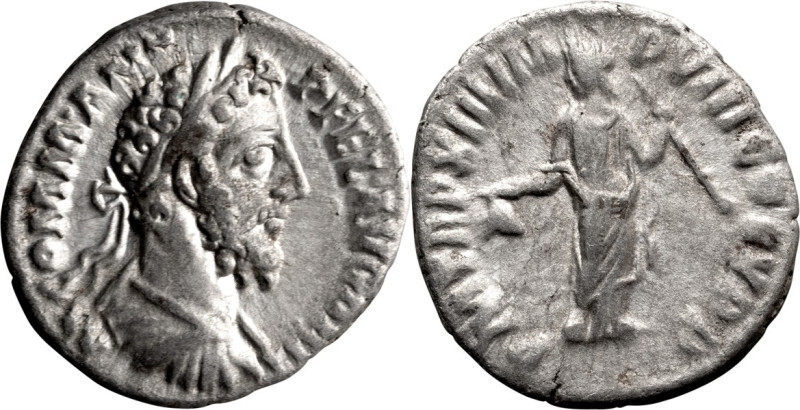 Commodus. Denarius; Commodus; 177-192 AD, Rome, Denarius, 2.61g. Cf. BMC-248 not...