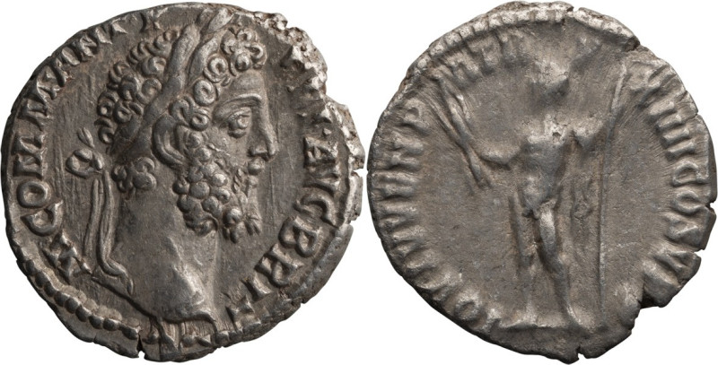 Commodus. Denarius; Commodus; 177-192 AD, Rome, 189 AD, Denarius, 3.30g. Obv: M ...