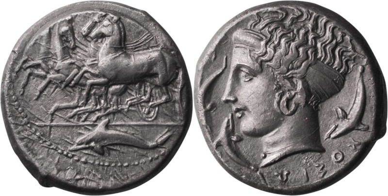 Syracuse, Dionysios I, Syracuse. Tetradrachm; Syracuse, Dionysios I, Syracuse; 4...