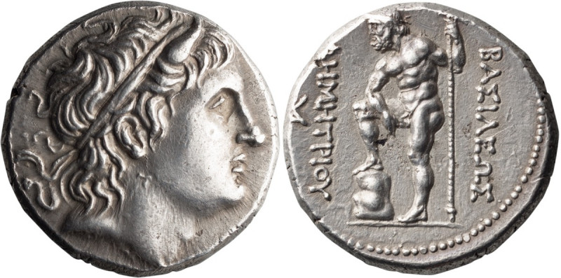 Macedonia, Demetrius Poliorcetes, 306-283 BC. Tetradrachm; Macedonia, Demetrius ...