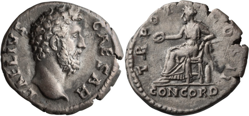 Aelius as Caesar. Denarius; Aelius as Caesar; 136-138 AD, Rome, 137 AD, Denarius...