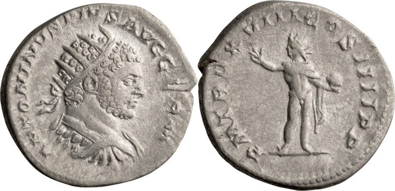 Caracalla. Antoninianus; Caracalla; 198-217 AD, Rome, 215 AD, Antoninianus, 5.30...