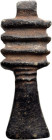 Egyptian Steatite Djed Pillar Amulet; Egyptian Steatite Djed Pillar Amulet, Late Period, ca. 715-330 BC. Representing the backbone of Osiris, the djed...