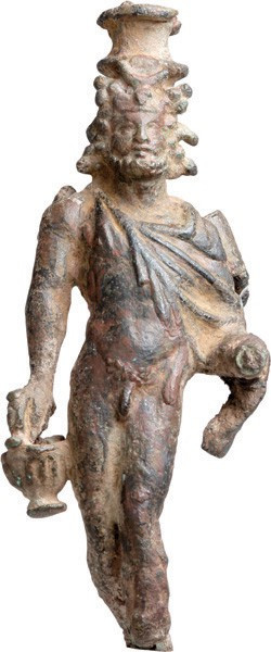 Roman Bronze Zeus Epikarios; Roman Bronze Zeus Epikarios, ca. 1st Century AD. Ch...