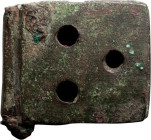 Roman Bronze Wax Seal Box; Roman Bronze Wax Seal Box, ca. 2nd-3rd Century AD. Seal boxes were used to secure goods or documents during transit through...