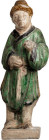 Chinese Ming Three Glaze Tomb Figure; Chinese Ming Three Glaze Tomb Figure, ca. 16th Century. This is an excellent example of later Chinese Mingqi or ...