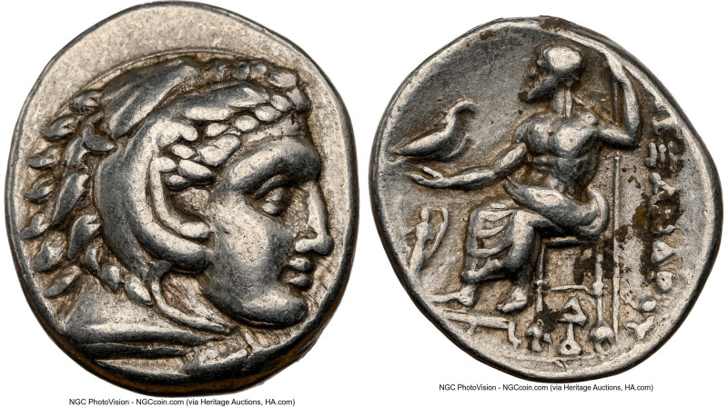 MACEDONIAN KINGDOM. Alexander III the Great (336-323 BC). AR drachm (16mm, 7h). ...