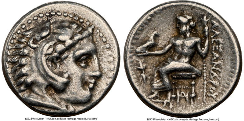 MACEDONIAN KINGDOM. Alexander III the Great (336-323 BC). AR drachm (16mm, 12h)....