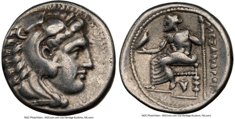 MACEDONIAN KINGDOM. Alexander III the Great (336-323 BC). AR drachm (16mm, 11h)....