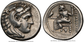 MACEDONIAN KINGDOM. Alexander III the Great (336-323 BC). AR drachm (16mm, 11h). NGC VF. Lifetime issue, Sardes, ca. 334-323 BC. Head of Heracles righ...