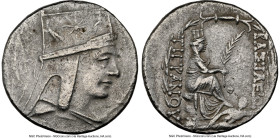 ARMENIAN KINGDOM. Tigranes II the Great (95-56 BC). AR tetradrachm (27mm, 15.58 gm, 12h). NGC XF 4/5 - 3/5. Tigranocerta, ca. 80-68 BC. Diademed and d...