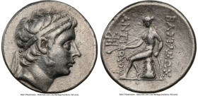 SELEUCID KINGDOM. Antiochus III the Great (222-187 BC). AR tetradrachm (28mm, 1h). NGC VF. Antioch on the Orontes, 1st series, 223-211/10 BC. Diademed...