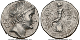 SELEUCID KINGDOM. Antiochus III the Great (222-187 BC). AR tetradrachm (26mm, 6h). NGC Choice VF. Perhaps Laodicea by the Sea, Series I. Diademed head...