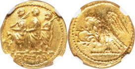 SCYTHIA. Geto-Dacians. Coson (ca. after 54 BC). AV stater (18mm, 8.71 gm, 12h). NGC Choice MS 5/5 - 4/5. Sarmatia, Olbia. KOΣΩN, Roman consul (L. Juni...