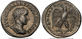 SYRIA. Antioch. Gordian III (AD 238-244). BI tetradrachm (25mm, 1h). NGC AU. AD 240. AYTOK K M ANT ΓOPΔIANOC CЄB, laureate, draped, and cuirassed bust...