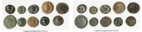 ANCIENT LOTS. Greek. Lot of ten (10) AE issues. Good-Fine. Includes: Ten AE issues, various denominations, regions, and types. SOLD AS IS, NO RETURNS....