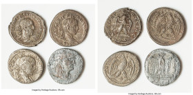 ANCIENT LOTS. Roman Provincial. Lot of four (4) AR tetradrachms. Good-Fine. Includes: Four Roman Provincial AR tetradrachms, various emperors and type...