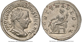 ANCIENT LOTS. Roman Imperial. Gordian III (AD 238-244). Lot of two (2) AR antoniniani. NGC Choice AU. 1) Gordian III (AD 238-244). AR antoninianus. NG...